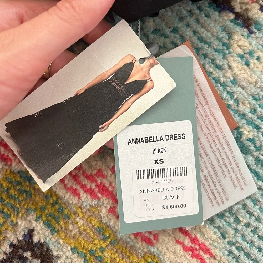 Silvia Tcherassi Annabella Dress in Black XS. NWT - Picture 13 of 13